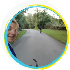 Transportation - bicycle riding in Brittany