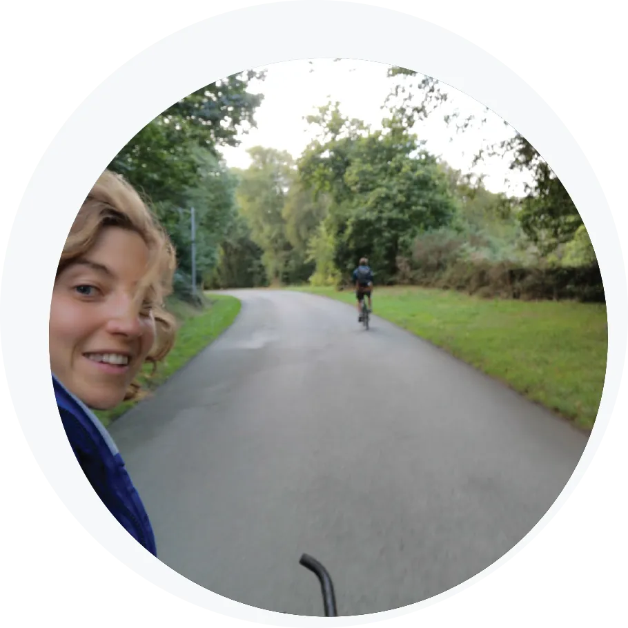 Transportation - bicycle riding in Brittany